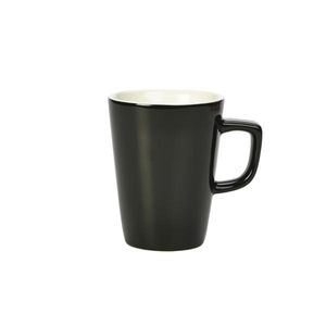 Genware Porcelain Black Latte Mug 34cl/12oz (Pack of 6) - 322135BK - 1