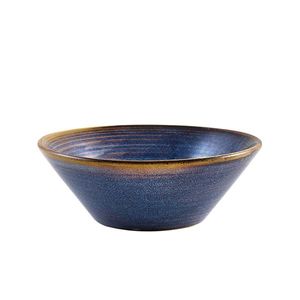 Terra Porcelain Aqua Blue Conical Bowl 14cm (Pack of 6) - CN-PBL14 - 1