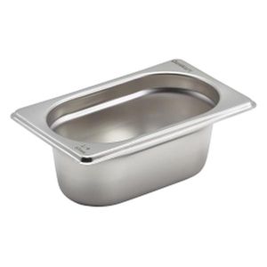 St/St Gastronorm Pan 1/9 - 65mm Deep - GN19-65 - 1