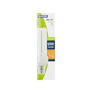 Status CFL Energy Saving Bulb Bayonet Cap 20W - U335