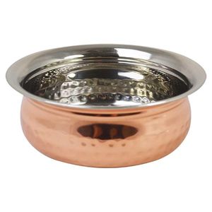 Copper 'Handi' Dish 15Cm - CPH15