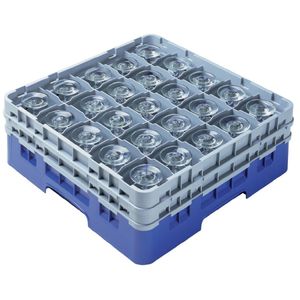 Cambro Camrack Blue 20 Compartments Max Glass Height 156mm - CZ152