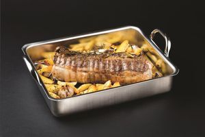 Matfer S/S Roast Pan With Handles - 500mm - 713550 - 11675-02