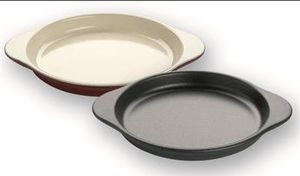 Chasseur Cast Iron Round Egg Dish - Black 160mm - 71091 - 10321-01