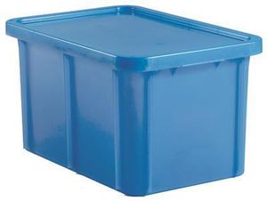 Matfer Polythene Container And Lid - Blue 55L - 467476 - 11310-02