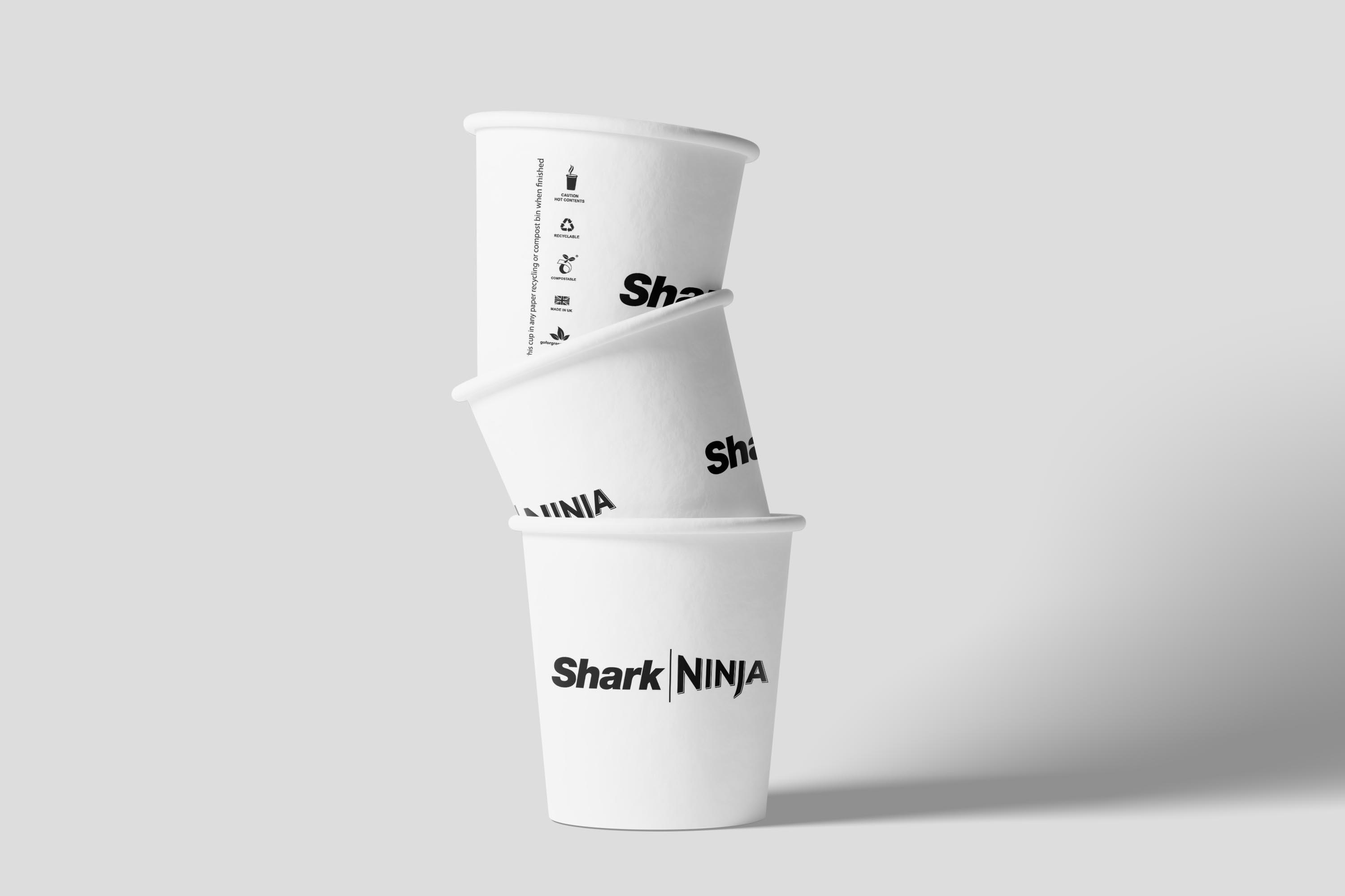 Custom Printed White Compostable Hot Cup