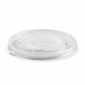 BioPak PP Lids To Fit 12/16/32oz PLA-Lined Paper BioBowls (Case of 1000) - BSCL-12.16.32-UK - 1