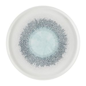 Churchill Studio Prints Fusion Aquamarine Chefs' Walled Plate 260mm (Pack of 6) - DX832 - 1