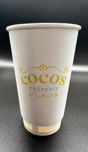 Custom Branded Double Wall 16oz Paper Cups - Custom Printed 16oz Hot Cups - Bespoke Paper Cups 16oz Double Walled - 7