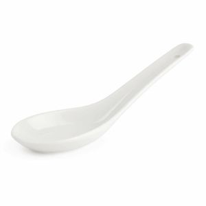 Olympia Whiteware Rice Spoons 130mm (Pack of 24) - C325 - 3