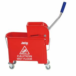 Jantex Kentucky Mop Bucket and Wringer 20Ltr Red - DL912 - 3