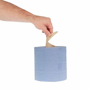 Jantex Centrefeed Blue Rolls 2-Ply 120m (Pack of 6) - DL921 - 7