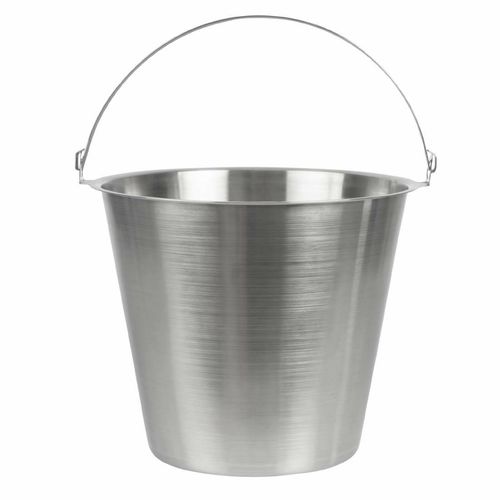 Jantex Stainless Steel Bucket 12Ltr - J807 - 1