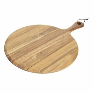 Olympia Acacia Wood Round Pizza Paddle Board 330mm - GM308 - 1