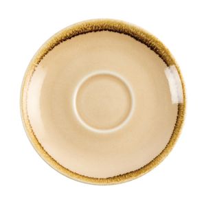 Olympia Kiln Cappuccino Saucer Sandstone 140mm (Pack of 6) - GP331 - 1
