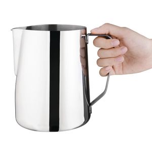 Olympia Stainless Steel Milk Jug 2Ltr - J320 - 3
