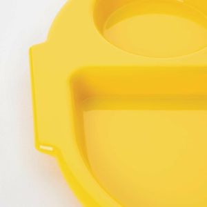 Olympia Kristallon Small Polycarbonate Compartment Food Trays Yellow 322mm - DL127 - 3