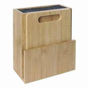 Vogue Wooden Universal Knife Block and Chopping Board - CP863 - 3