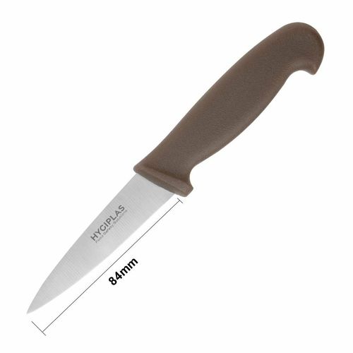Hygiplas Paring Knife Brown 9cm - C840 - 5