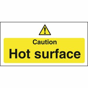 Vogue Caution Hot Surface Sign - L848 - 3