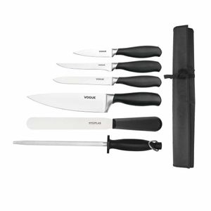 Vogue 6 Piece Soft Grip Knife Set - S725 - 1
