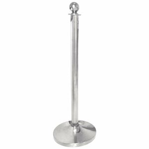 Bolero Stainless Steel Ball Top Barrier Post - S651 - 1