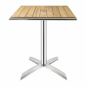 Bolero Ash Flip Top Square Bistro Table 600mm - GK991 - 1