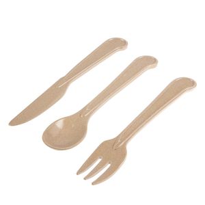 Reusable Rice Husk Cutlery Set - DE930 - 1
