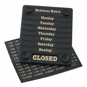 Beaumont Adjustable Opening Hours Display - DL226 - 3