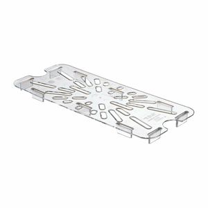 Cambro Polycarbonate 1/3 Gastronorm Pan Drain Shelf - DM712 - 1