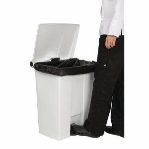 Rubbermaid Step On Pedal Bin White 68Ltr - K880 - 3