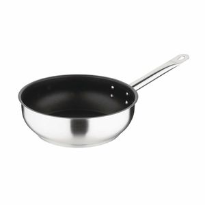 Vogue Non-stick Teflon Stainless Steel Platinum Plus SautÃ© Pan 240mm - FC099 - 1