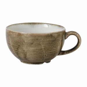 Stonecast Patina Antique Taupe Cappuccino Cup 12oz (Pack of 12) - FJ920 - 1