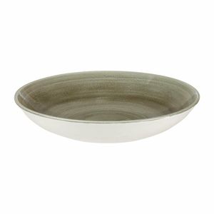 Churchill Stonecast Patina Antique Round Coupe Bowls Green 248mm (Pack of 12) - HC810 - 1