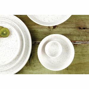 Olympia Cavolo Dipping Dishes White Speckle 67mm (Pack of 12) - FD905 - 4