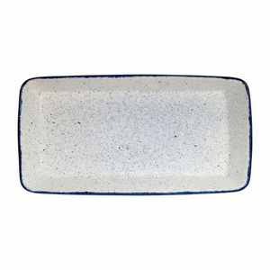 Churchill Stonecast Hints Rectangular Baking Dishes Indigo Blue 325 x 530mm - DY208 - 1