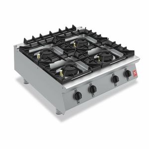 Falcon F900 Four Burner Countertop Boiling Hob Natural Gas G9084 - GR402-N - 1
