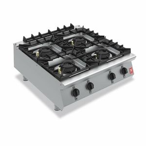 Falcon F900 Four Burner Countertop Boiling Hob Propane Gas G9084 - GR402-P - 1