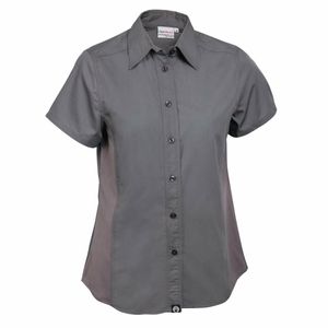 Chef Works Womens Grey Cool Vent Chef Shirt M - B182-M - 3