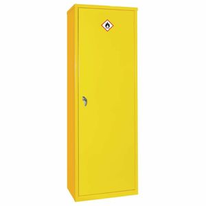 COSHH Cabinet Single Door Yellow 20Ltr - GJ780 - 1