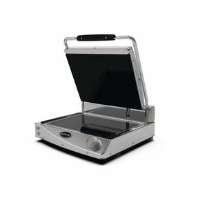 Spidocook Spidoglass Medium  Ribbed Upper Smooth Lower Contact Grill Manual - FT848 - 1