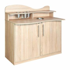 Coffee Station Oak Finish - FW544 - 1