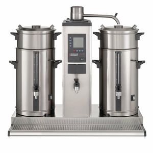 Bravilor B10 HW Bulk Coffee Brewer with 2x10Ltr Coffee Urns and Hot Water Tap 3 Phase - DC690-3P - 3
