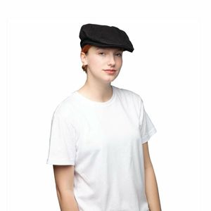 Chef Works Urban Rockford Pigment Dye Canvas Flat Cap Steel Grey L-XL - BB058-LXL - 1