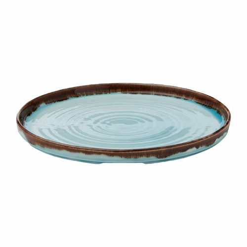 Dudson Harvest Walled Plates Turquoise 260mm (Pack of 6) - FX170 - 2