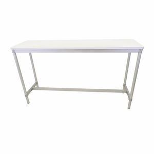 Gopak Enviro Indoor White Rectangle Poseur Table 1200mm - DG131-WH - 3