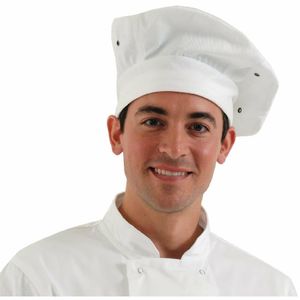Chef Works Toque Chefs Hat White - A963 - 1