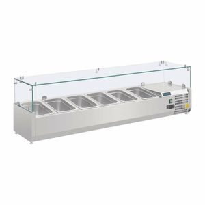Polar G-Series Countertop Prep Fridge 6x 1/4GN - AB090 - 1