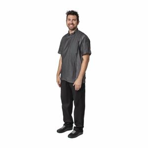 Chef Works Urban Delancey Short Sleeve Denim Chefs Jacket Size XL - BB270-XL - 3