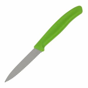 Victorinox Serrated Paring Knife Green 8cm - CP841 - 1
